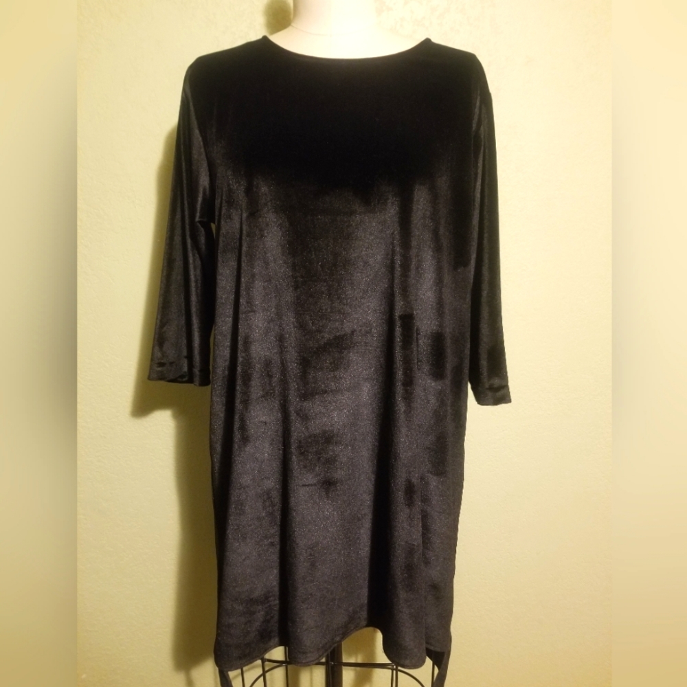 Apparel Garden Velvet Tunic/Dress size Medium